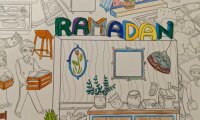 Ausmalplakat Ramadan der Dinge